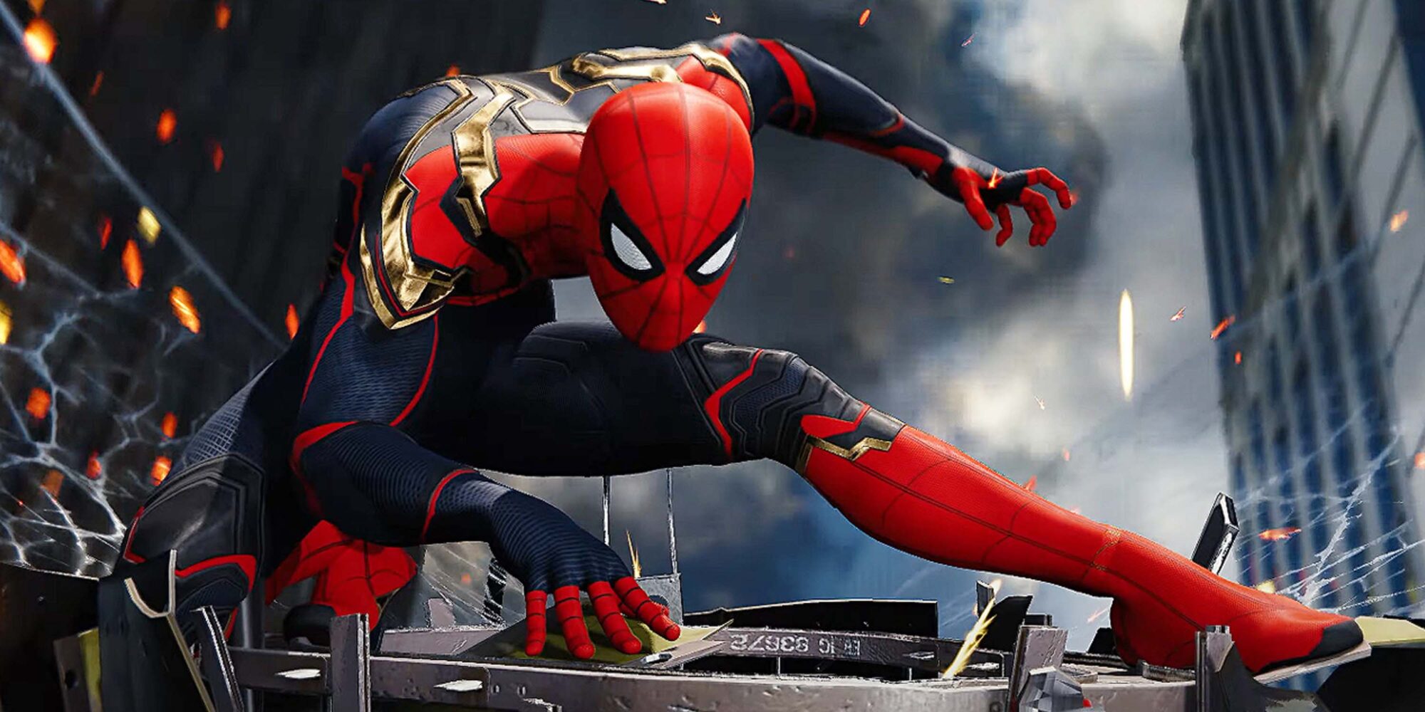 le tute di no way home su Marvels Spider man remastered
