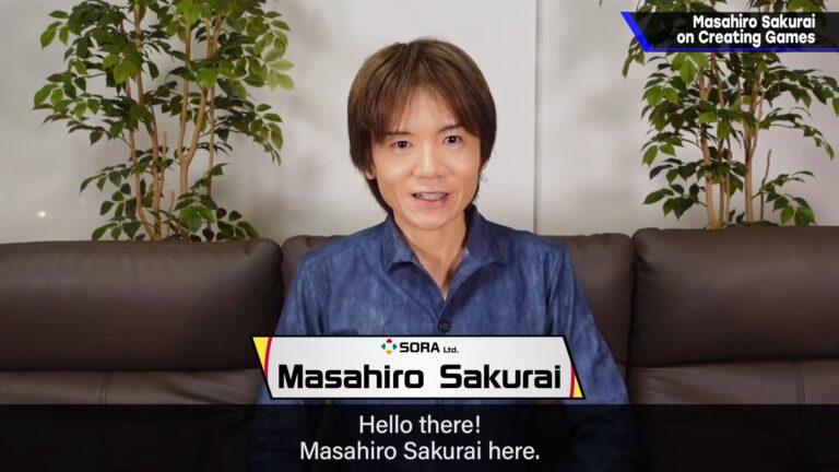 Super Smash Bros Masahiro Sakurai rivela, nel suo ultimo video su YT, che sta lavorando ad un altro gioco